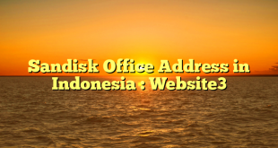 Sandisk Office Address in Indonesia : Website3