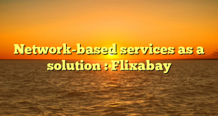 Network-based services as a solution : Flixabay