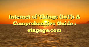 Internet of Things (IoT): A Comprehensive Guide : etagege.com