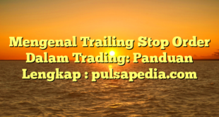 Mengenal Trailing Stop Order Dalam Trading: Panduan Lengkap : pulsapedia.com